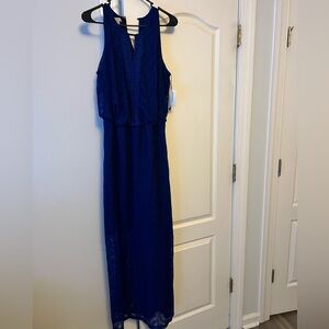 dressbarn Royal Blue Maxi Dress